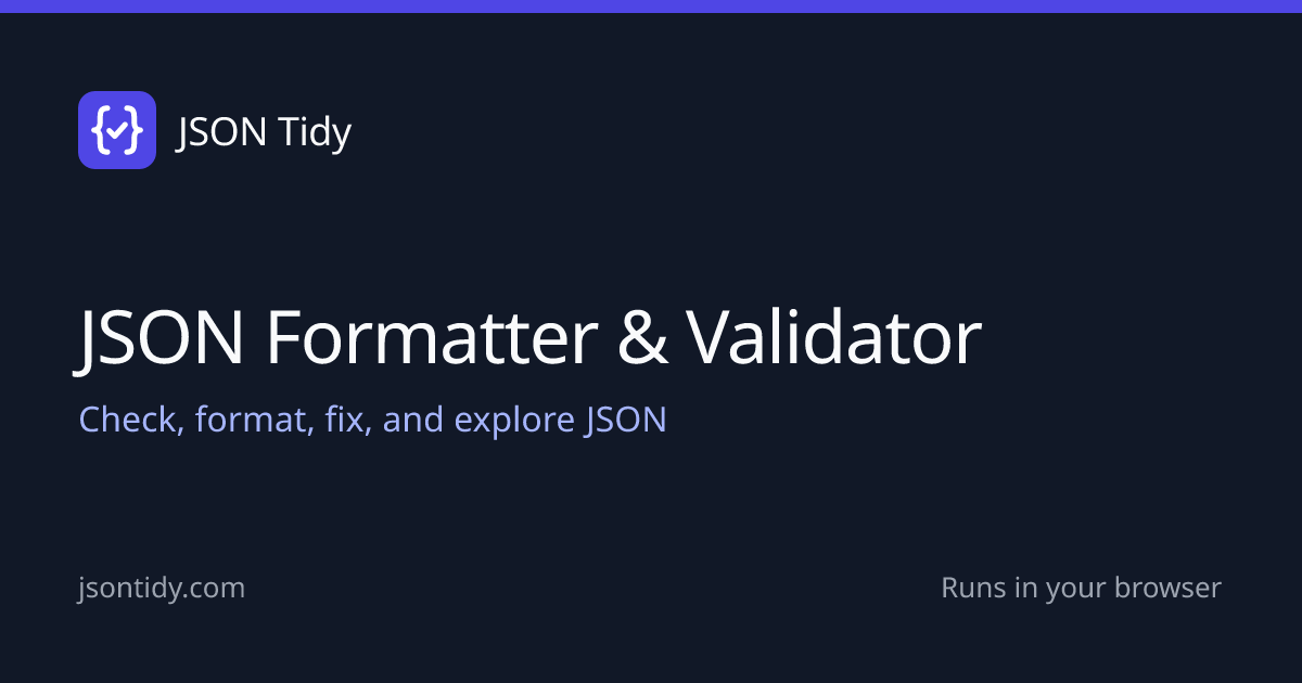 I built a lightweight JSON formatter with share links that keep your data out of a database